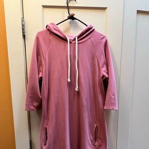 Pink Pact sweatshirt/hoodie dress.